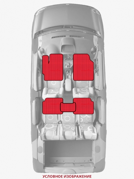 ЭВА коврики «Queen Lux» стандарт для Audi RS6 (C6)